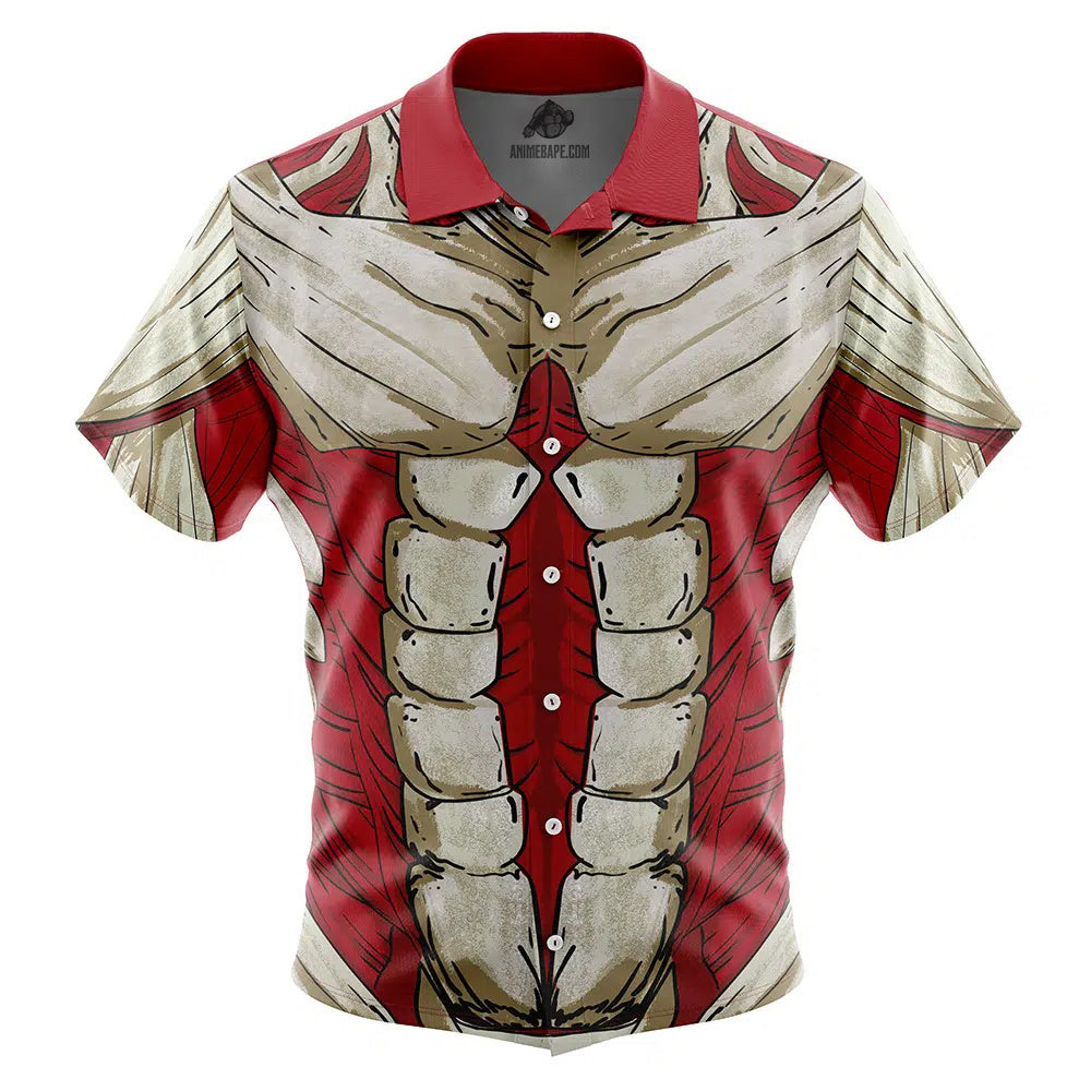 Armored Titan Attack on Titan Button Up Hawaiian Shirt