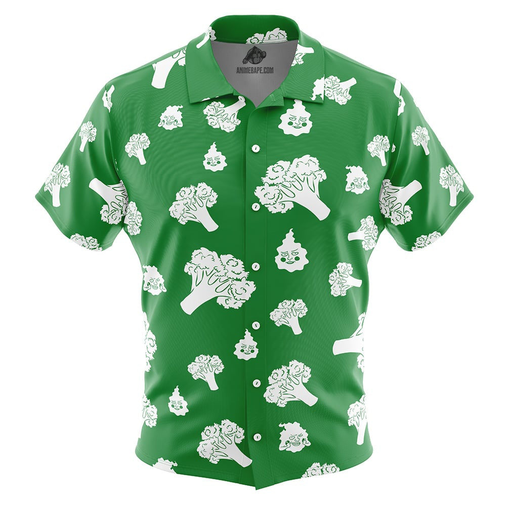 Ritsu Aloha Mob Psycho 100 III Button Up Hawaiian Shirt