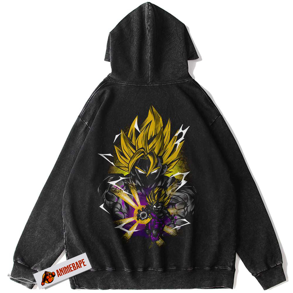 Dragon Ball Z Son Goku Gohan Vintage Anime Hoodie for Men and Women