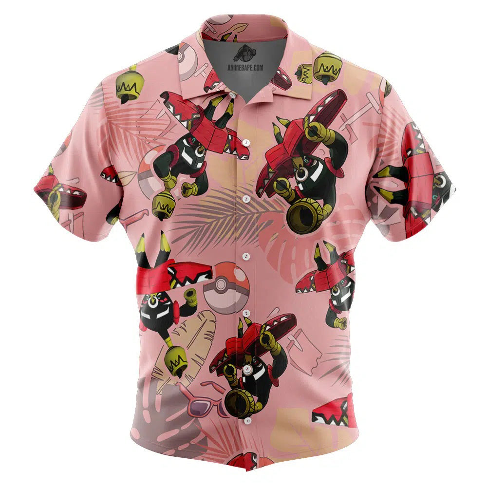 Tapu Bulu Pokemon Button Up Hawaiian Shirt