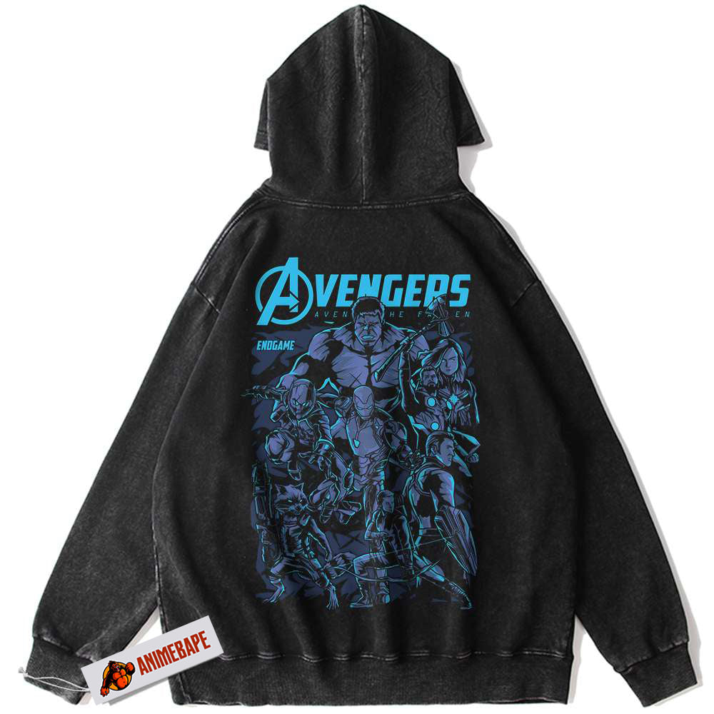 Marvel Avengers Vintage Hoodie for Fans - Classic Design Hoodie