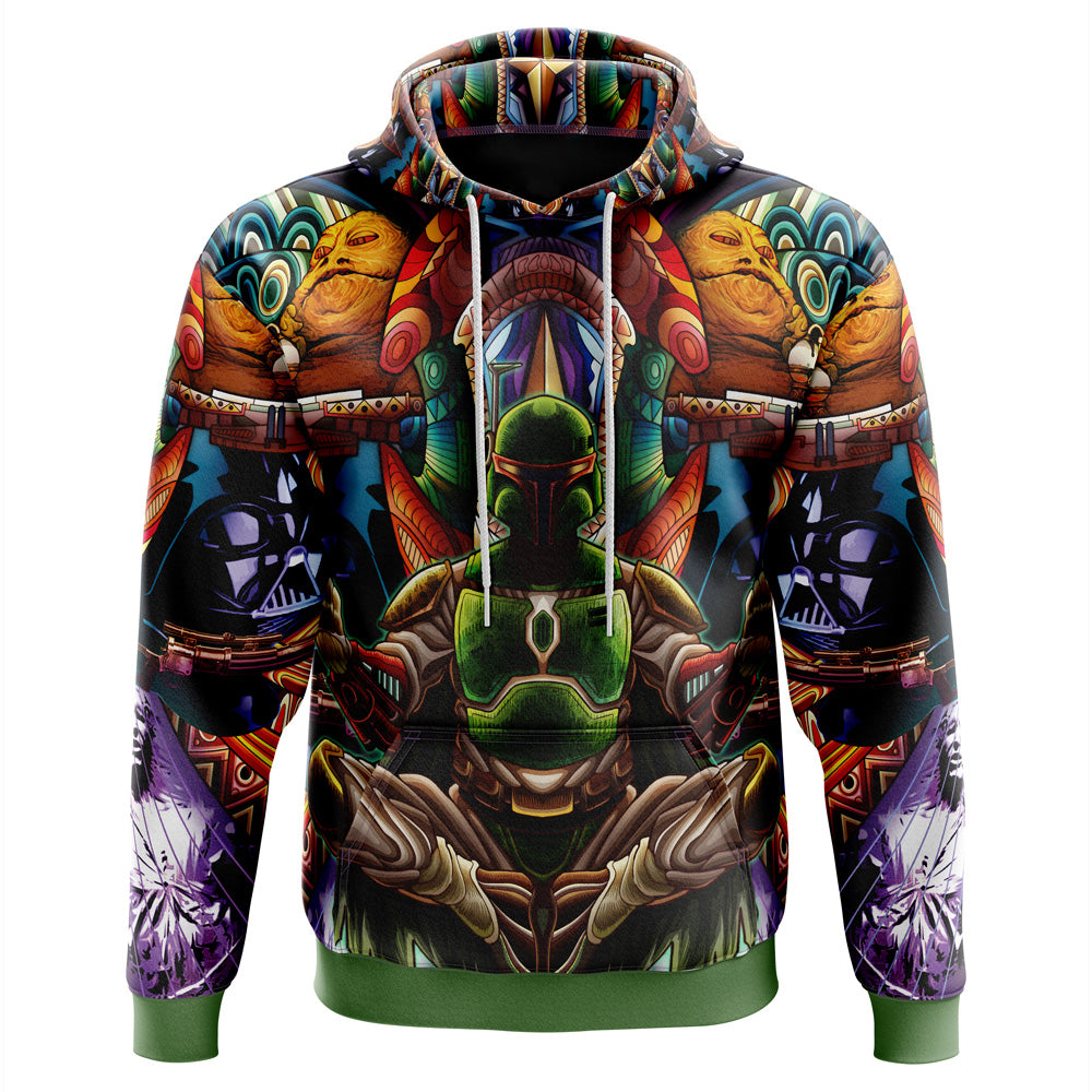 Trippy Boba Fett Star Wars Hoodie