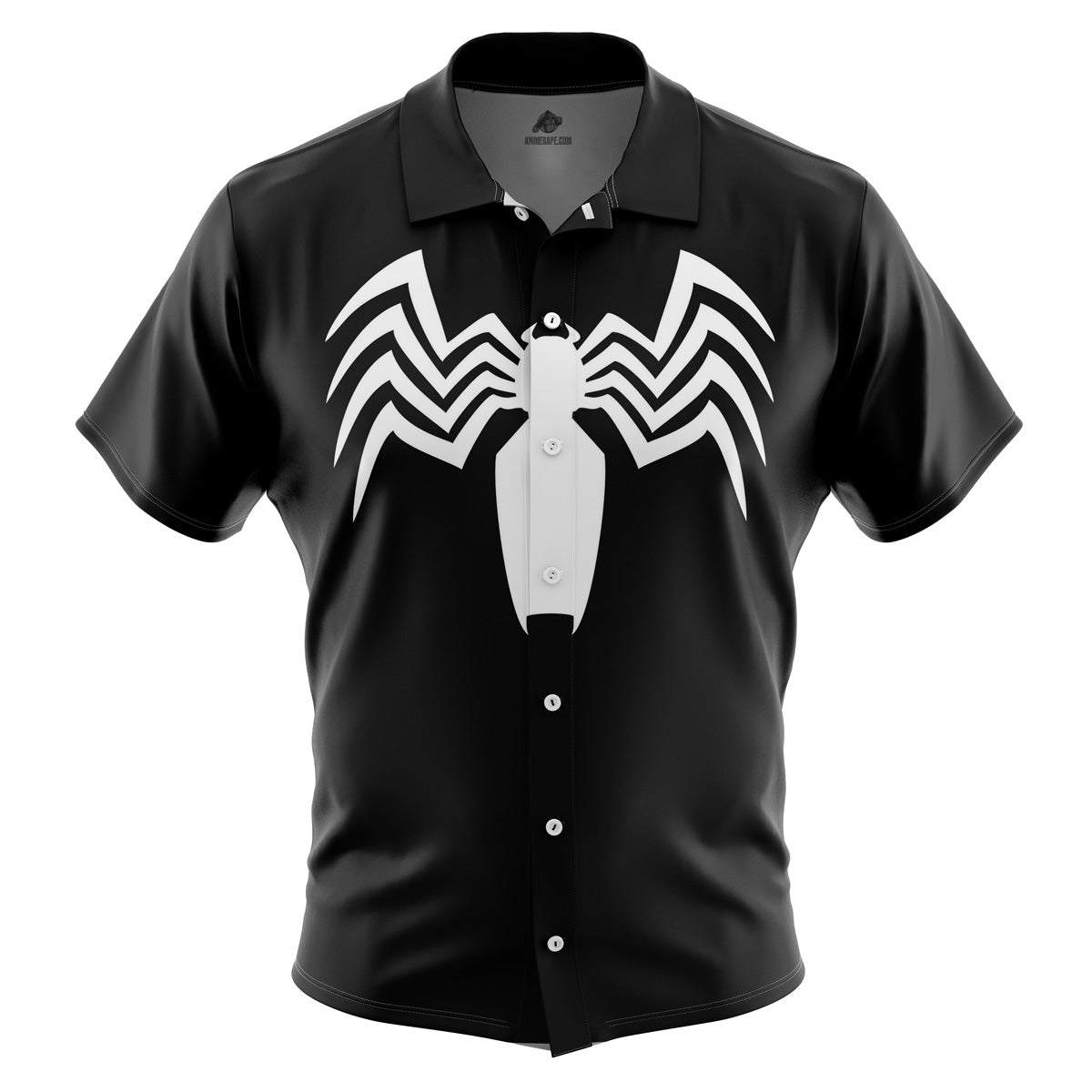 Venom Marvel Comics Button Up Hawaiian Shirt