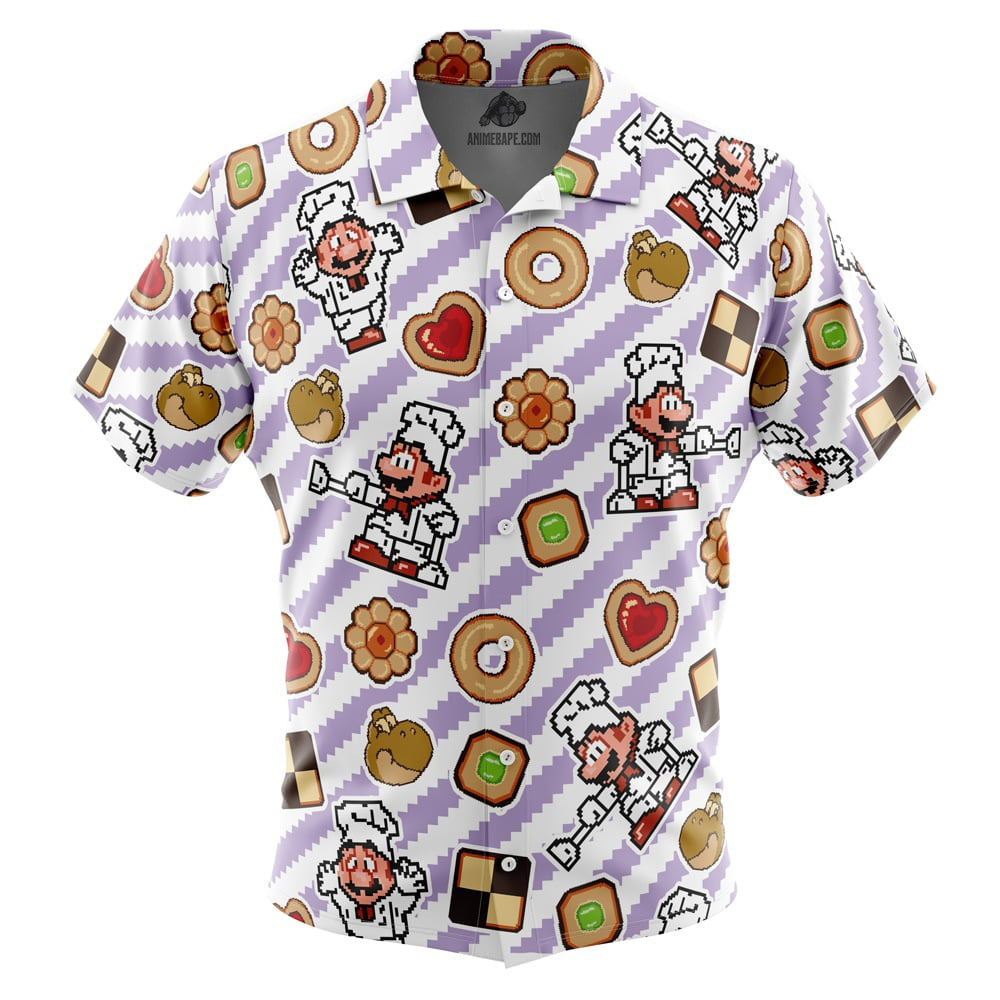 Yoshi's Cookie Super Mario Bros Button Up Hawaiian Shirt